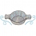 C1: Cup---Fieldstone(Isacord 40 #1236)
C2: Cup Dark Shading---Smoke(Isacord 40 #1219)
C3: Cup Light Shading---River Mist(Isacord 40 #1248)
C4: Cup Outlines---Pewter(Isacord 40 #1040)
C5: Design Swirls---Crystal Blue(Isa