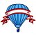 C1: Balloon---Crystal Blue(Isacord 40 #1249)
C2: Balloon Shading---Tropical Blue(Isacord 40 #1534)
C3: Underside of Banner---Bordeaux(Isacord 40 #1035)
C4: Balloon Outlines---Delft(Isacord 40 #1199)
C5: Basket---Sapphir