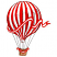 C1: White Stripes---White(Isacord 40 #1002)
C2: Red Stripes---Poppy(Isacord 40 #1037)
C3: Red Stripes Shading---Country Red(Isacord 40 #1039)
C4: Balloon Outlines---Bordeaux(Isacord 40 #1035)
C5: Basket---Carmel Cream(I