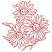 C1: Single Color Design---Poinsettia(Isacord 40 #1147)