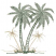 C1: Background Sketch---Baguette(Isacord 40 #1229)
C2: Foreground Sketch---Palm Leaf(Isacord 40 #1211)
C3: Design Outlines---Willow(Isacord 40 #1212)