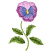 C1: Bottom Petals---Cachet(Isacord 40 #1080)
C2: Top Petals---Impatience(Isacord 40 #1111)
C3: Bottom Petal Shading---Plum(Isacord 40 #1033)
C4: Top Petal Shading---Frosted Plum(Isacord 40 #1080)
C5: Bottom Petal Shadin