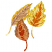 C1: Left Leaf---Vanilla(Isacord 40 #1022)
C2: Left Leaf Shading---Carmel Cream(Isacord 40 #1128)
C3: Leaf Edge ---Star Gold(Isacord 40 #1083)
C4: Leaf Edges & Details---Pecan(Isacord 40 #1128)
C5: Lower Leaf---Tan(Isaco