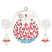 C1: Candy Canes---Poinsettia(Isacord 40 #1147)
C2: Waves---Turquoise Metallic(Yenmet/ Isamet #7052)
C3: Ornament & Bells---White Silver Metallic(Yenmet/ Isamet #7001)
C4: Bell Details & Small Canes---Poinsettia(Isacord 40 #1147)