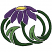 C1: Lt. Green
C2: Dk. Green
C3: Green
C4: Dk. Green
C5: Purple
C6: Dk. Purple
C7: Yellow
C8: Dk. Purple