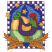 C1: Blue
C2: Med. Blue
C3: Lt. Gold
C4: Gold
C5: Lt. Lt. Green
C6: Lt. Green
C7: White
C8: Lt. Purple
C9: Dk. Purple
C10: Lt. Green
C11: Med. Avocado
C12: R