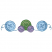 C1: Lime
C2: Green
C3: Lt. Lt. Purple
C4: Med. Lavender2
C5: Lt. Blue2
C6: Blue7