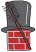 C1: Red
C2: Dk. Gray
C3: Lt. Gray
C4: Brown
C5: White
C6: Black