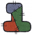 C1: Green
C2: Dk. Orange
C3: Blue
C4: Black