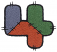 C1: Dk. Orange
C2: Green
C3: Blue
C4: Black