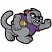 C1: Purple
C2: Dk. Tan
C3: Gray
C4: Pink
C5: White
C6: Black