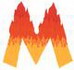 Fire #2 Letter M 96