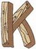 Wood Alphabet K