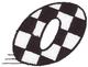 Checkered Flag Letter O