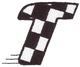 Checkered Flag Letter T