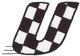 Checkered Flag Letter U