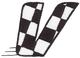 Checkered Flag Letter V