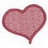 Heart Applique/ Background