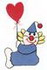 Clown W/balloon
