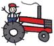 Farmer W/ Tractor