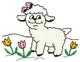 Lamb W/ Flowers
