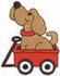 Puppy In Wagon