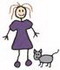 Girl & Cat