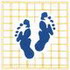 Foot Prints Quilt Square