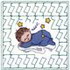 Sleeping Baby Quilt Square