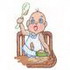 Baby In High Chair