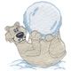 Polar Bear W/snowball