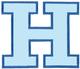 Letter H W\O Banner
