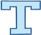 Letter T W\O Banner