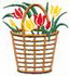 Tulips W/basket