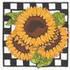 Sunflowers W/ Checkerboard