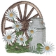 Daisies & Wagon Wheel