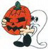 Ghost W/pumpkin
