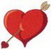 Heart & Cupid Arrow