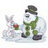 Snowman W/ Rabbit