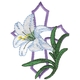 Easter Lily & Cross
