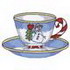 Snowman Teacup