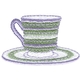 Striped Tea Cup