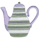 Striped Tea Pot