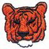1" Tiger Head