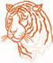 Tiger Head Outline