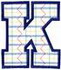 Plaid Letter K