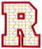 Plaid Letter R