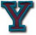 "Y" Small Athletic Letter