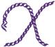 "X" Rope Alphabet 2.5"