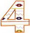 "4" Southwest Alphabet